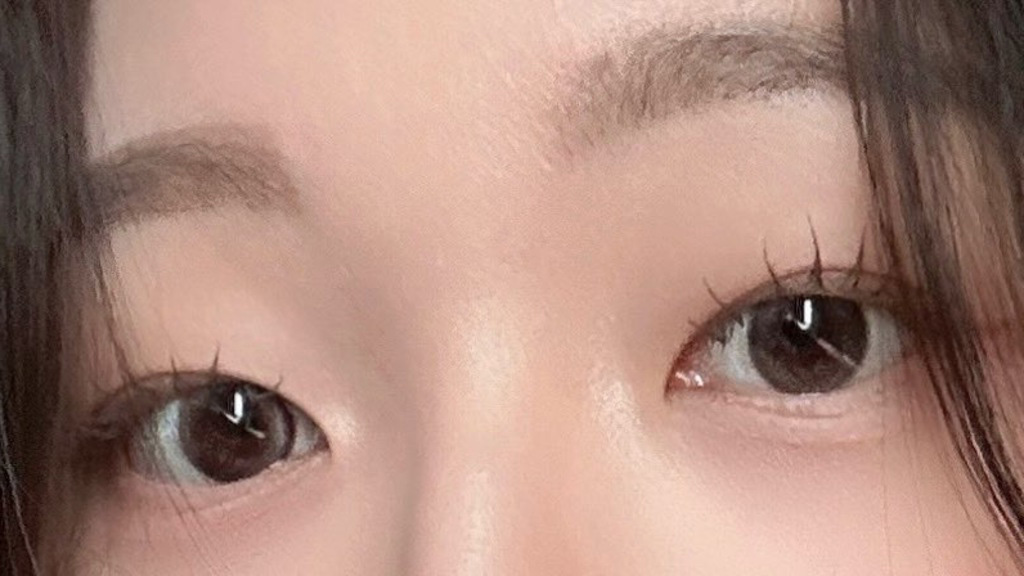 Aube Pie Moon Brown Silicone - 1 Month (2pcs) [14.2mm]