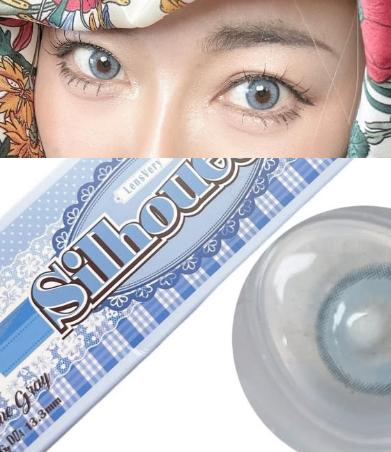 Silhouette - 1 Day BLUE GRAY (10pcs) [14.2mm]