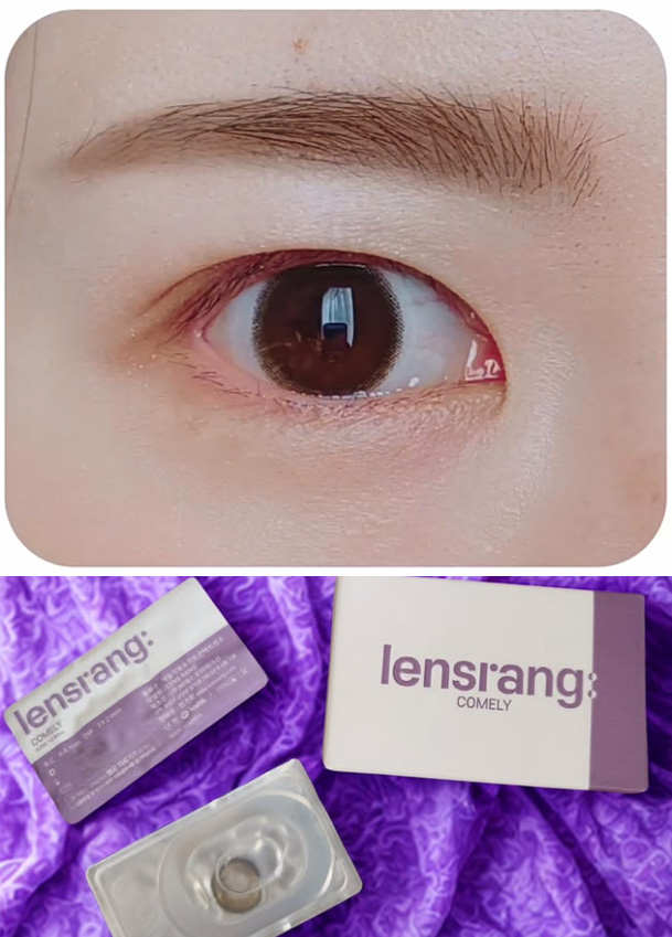 [1Month/チョコ] アイウィ コメリ (1箱2枚) カラコン