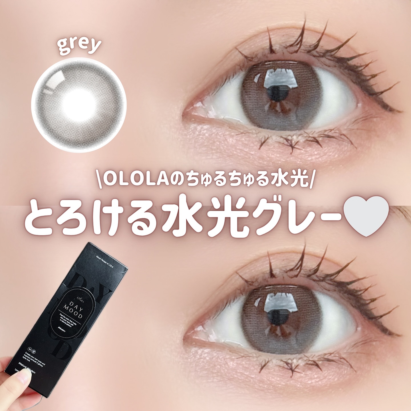 オロラデイムード グレー1day 1箱10枚入