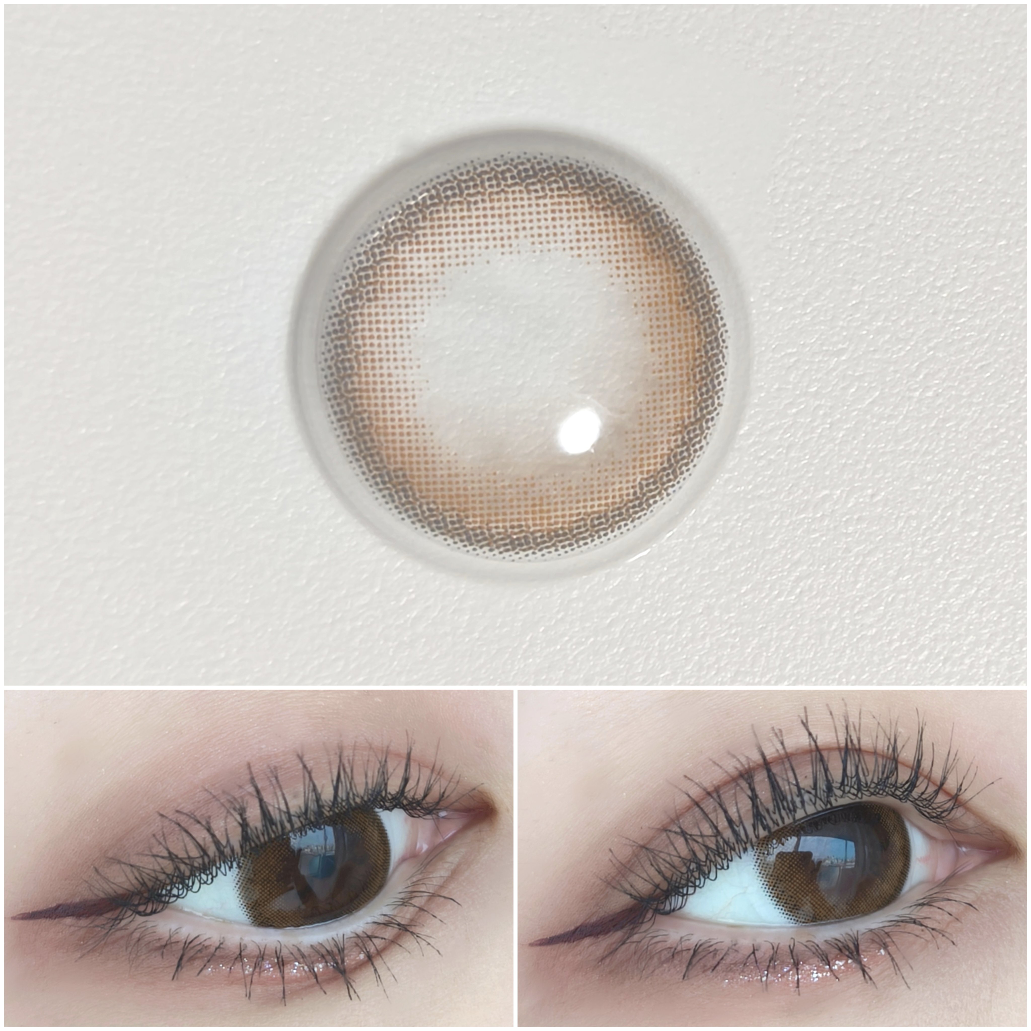 Lens Rang Schoolring <BROWN> 1ヶ月