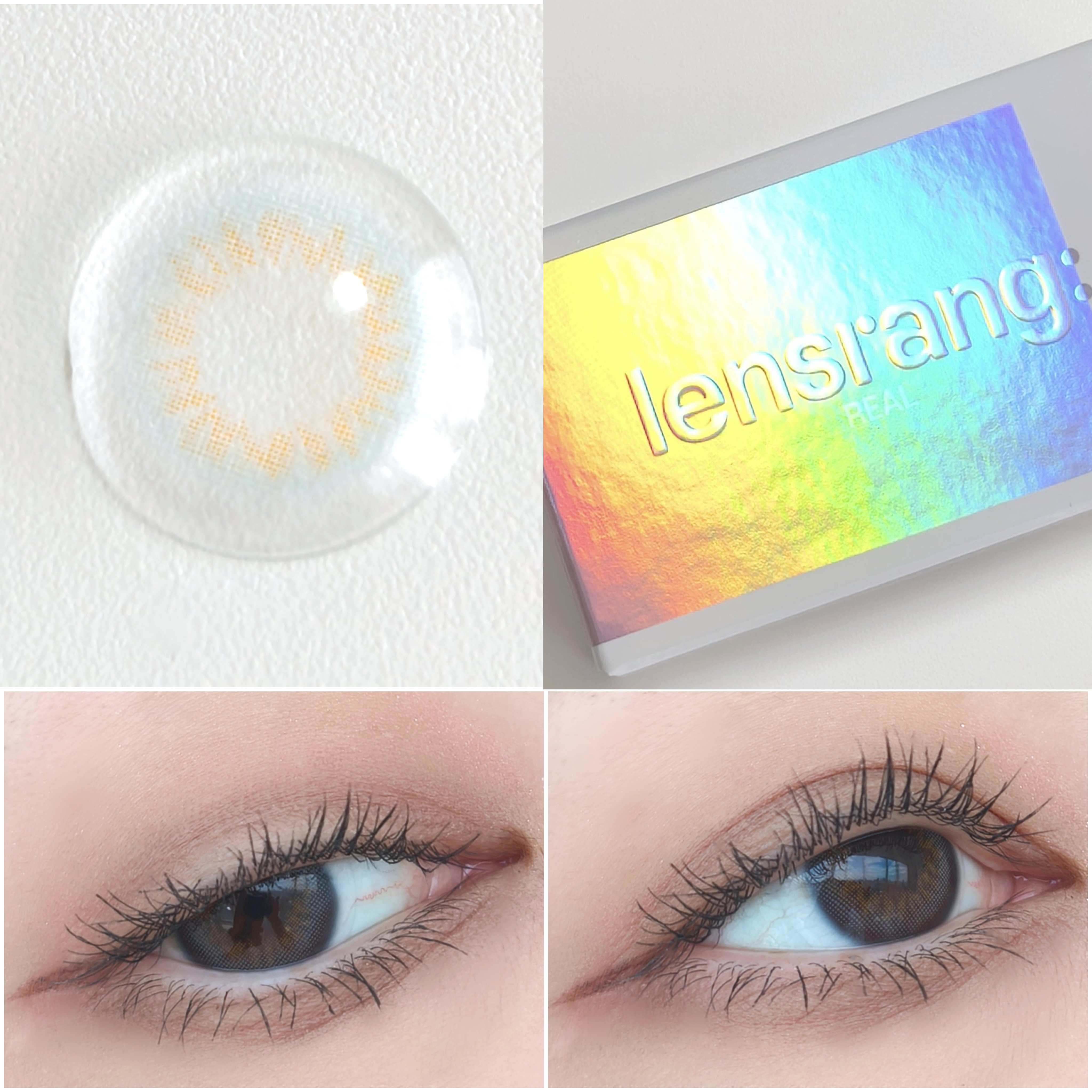 Lens Rang Iwwi Real 1ヶ月 <GRAY>